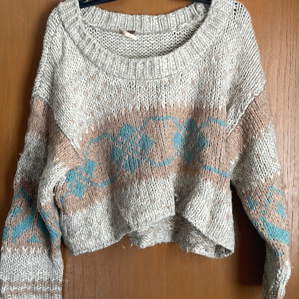 Free People cropped sweater